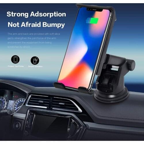 Universal Car Holder Rotatable Anti-Slip Silicone Pad Car Mount for Phone NK-Shopping