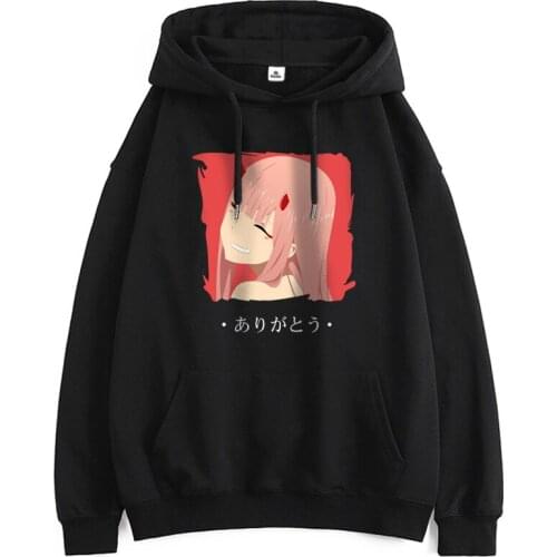 Darling In The Franxx Woman Sweatshirts Fashion Long Sleeve Hoodie Autumn Sprint Tops Hip Hop Polyester Clothing Retro 2021 Lady
