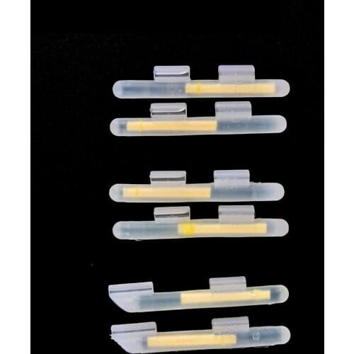 20Pcs Fishing Light Night Float Rod Dark Glow Fluorescent Stick Luminous Squid Fish Lure Set