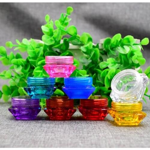 5g AS Diamond Cream Box Cosmetics Empty Cream Jars High-grade Sample Dispensing Box Trial Storage bottles