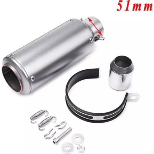 51mm 60mm Inlet Motorcycle Exhaust Tip SC Muffler gp-project DB killer motocross For sherco nmax duke 125 suzuki ltz 400 crf 230