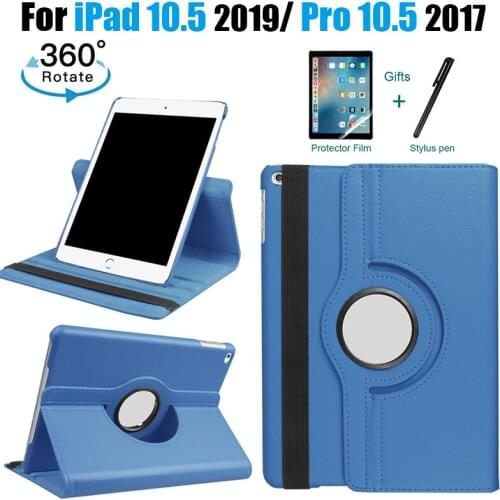 Case For iPad Air 3rd Gen 10.5 2019 Tablet Cover,360 Rotating Bracket Flip Stand Pu Leather For iPad 10.5"A2123 A2153 A2152 Case