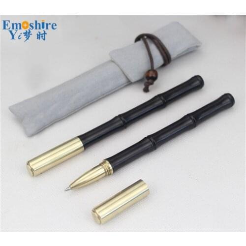 Pencil case Pen Box High-grade Wood Signature Pen Sandalwood Gel Pen Hand-polished Business Gifts Ballpoint Pen Weeding P847