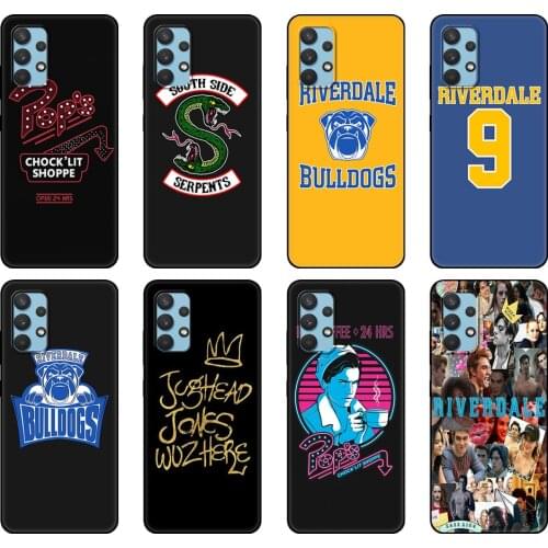 Black tpu Case For Samsung galaxy A32 A42 A52 A72 4g 5g S21 PLUS ultra back cover American TV Riverdale