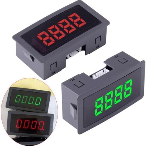 CITALL Motorcycle LED Tachometer RPM Speed Measure Gauge Meter Tester 0-9999 CF5135C-K Black 4 Digital DC 8-24V