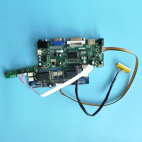 Kit for LM190WX1-TLE2/LM190WX1-TLG2 1440x900 Screen Dispay 30pin Panel 4 Lamps Monitor Controller Board HDMI+DVI+VGA LCD Audio