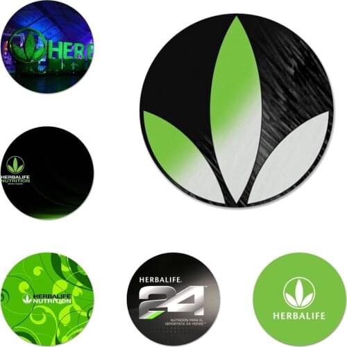 Herbalife 24 Icons Pins Badge Decoration Brooches Metal Badges For Backpack Decoration