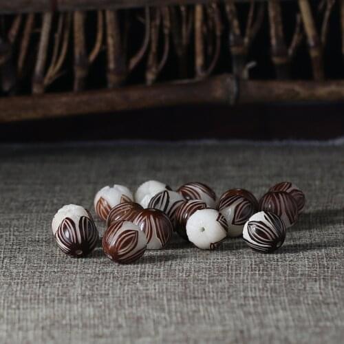 Bodhi Root Lotus Handmade DIY Ornament Accessories Bodhi Root String Beads Materials Bracelet Beads Scattered Beads
