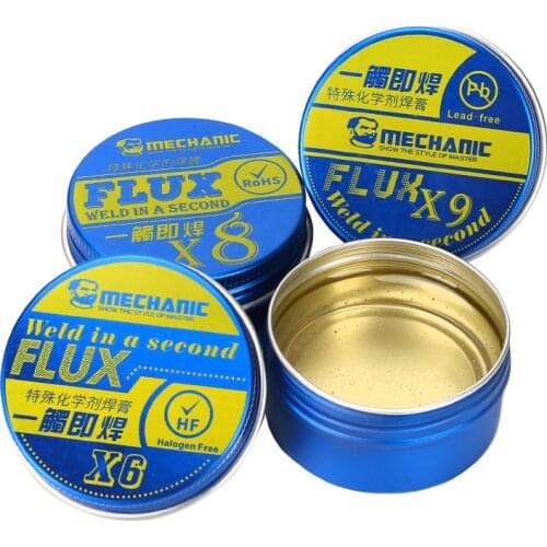 MECHANIC Flux Solder Paste No-clean Electric Soldering Iron Paste Flux Rosin Welding Fluxes For PCB/BGA/PGA/SMD