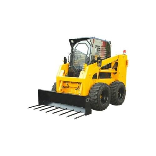 SYNBON Mini Skid Steer Backhoe Loader Hydraulic SY45 4 Wheel 700kg Loading