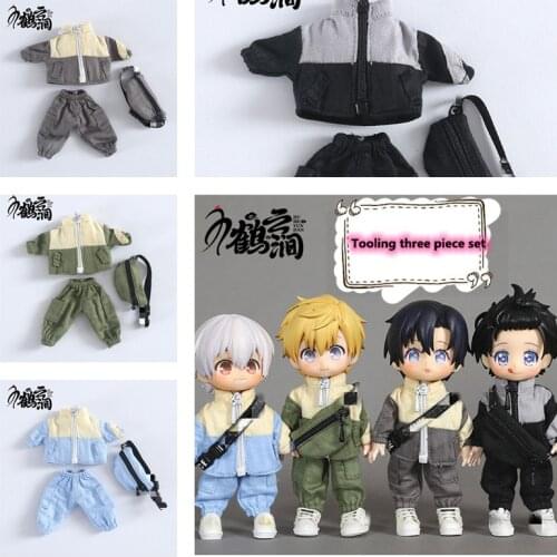 Ob11 baby clothes messenger bag coat set Molly baby clothes GSC plain body9 12 points BJD