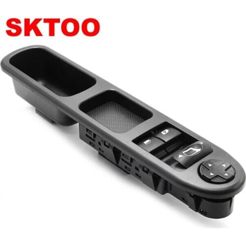 SKTOO FRONT LEFT DIRVE SIDE Master Power Window Switch 6554.QC for Peugeot 207 Stufenheck 2007-2014 for Citroen C3 Picasso