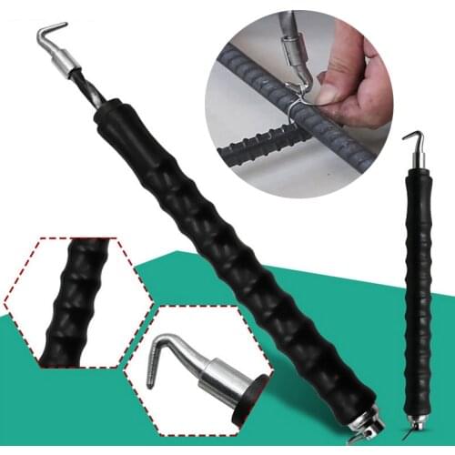 Semi-Automatic Rebar Hook Pull Steel Bar Binding Hook Wire Tie Tying Tools Twister Hand Hook Engineering Building Tool