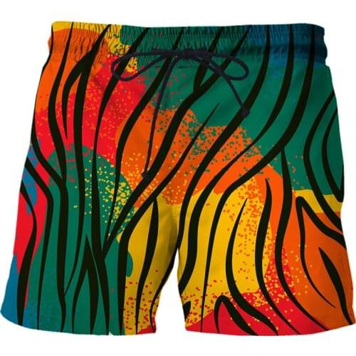 Fashion Summer Mens Shorts Leopard Print 3D Animal Short Beach Short Men Casual Lovely elephant Sports Pants Swimwear beachwear
