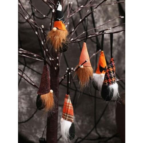 Halloween Gnome Scandinavian Tomte Nisse Swedish Honey Bee Elfs Home Decorations Hanging Ornament Doll Plush Doll