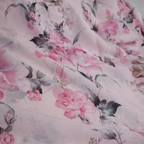 Fabric Flower Chiffon 50D Cosplay Dress Shirt Material DIY Blouse Sewing Accessory