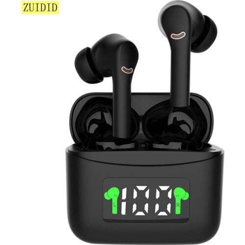 J5 TWS Wireless Bluetooth Earphone Active Noise Cancelling Headphones Stereo In-ear Earbuds Sports Waterproof Headest With Mic