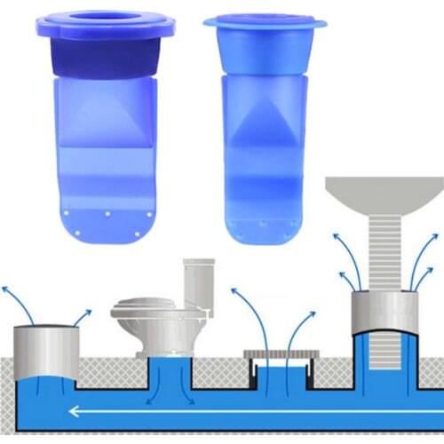 1Set 40/50 Tube Odor-proof Floor Leak Silicone Core Sewer Water Pipe Draininner