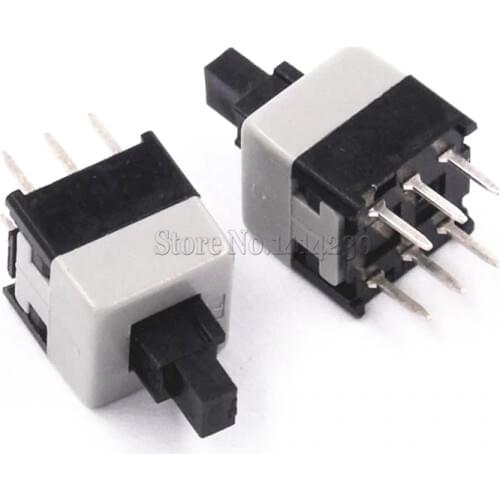 100Pcs 8.5*8.5mm Double Row No Locked Switch/Push button switch/key switch 6Pin