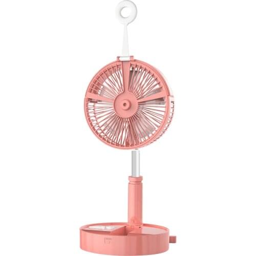 4~41in Telescopic Mini USB Desk Fan Personal Cooler USB Powered Portable Fan
