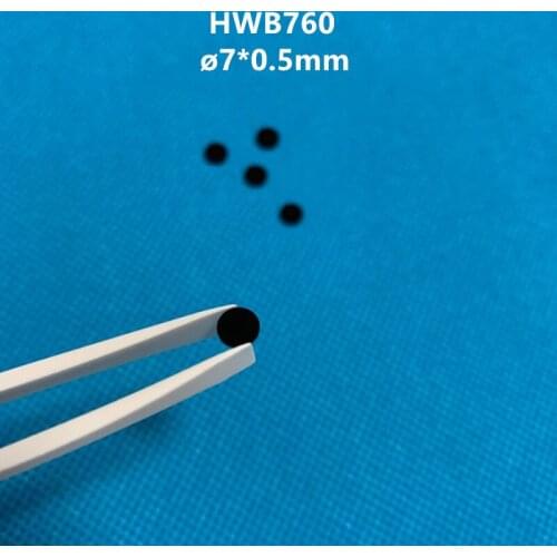 7*0.5Mm Optical Black Glass Lens Hwb760 760Nm Visible Light Cut Off, Infrared High Transmittance