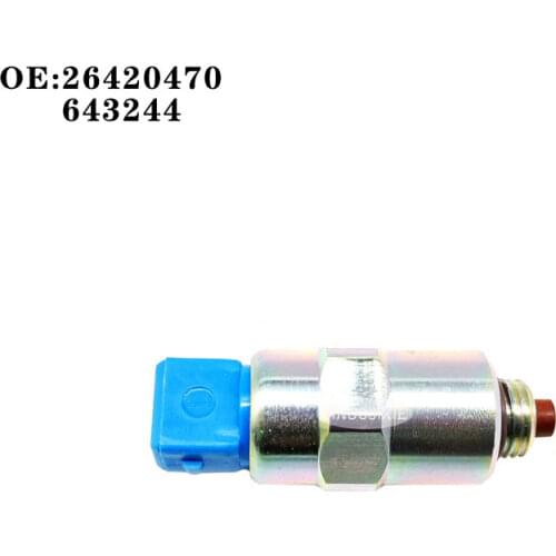 High quality new excavator parts Caterpillar E312D/E320D/E320D2/E336D flameout solenoid valve flameout switch 24V/12V OE:643244