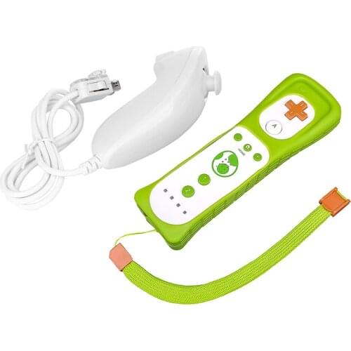 2 in 1 Wireless Remote Controller For Nintendo Wii Motion Plus Gamepad for Nintendo Wii Nunchuck Remote Controle Joystick Joypad