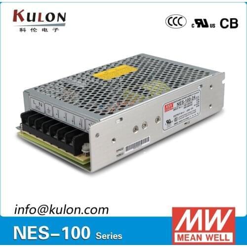 Meanwell NES-100 Power Supply 100W 105W 108W 5V 9V 24V 48V 15V 7a 8.5a 20a 220v to 12v ac dc regulated Isolated Single output