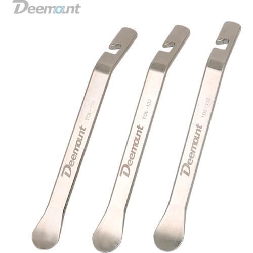 Deemount 3PCS Quality Bicycle Tyre Lever Tube Repair Service Carbon Steel Heat Treatment Chrome Plating Tire Opener Crow Bar