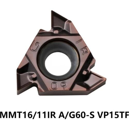 MMT16IRG60-S MMT11IRA60-S MMT16IRA60-S VP15TF MMT 16IR G60 A60 S Lathe Tools Threading Carbide Inserts Turning Tool