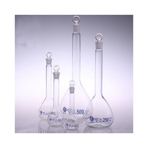 1000ml Graduated Labrotary Glass Liquid Volumetric Flask with Glass Stopper