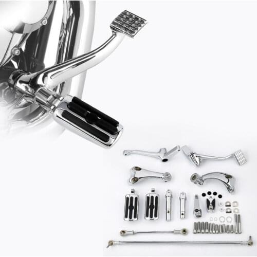 Motorcycle Forward Control Pegs Levers Linkages Kit For Harley Sportster 883 1200 2004-2013