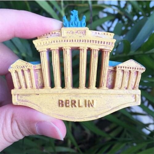 Germany Fridge Magnet Berlin Brandenburg Gate Refrigerator Magnetic Stickers Tourist Souvenir Crafts Gifts