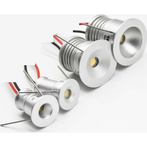 1W IP65 15mm 25mm 12V Mini LED Spotlight Built-in Ceiling Lighting Stair Cabinet Sauna Bathroom Spot Light