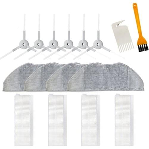 TOP!-Hepa Filter Side Brush Mop Rag Replacement For Xiaomi MJSTG1 Mijia G1 Robot Vacuum Essential Cleaner Accessories