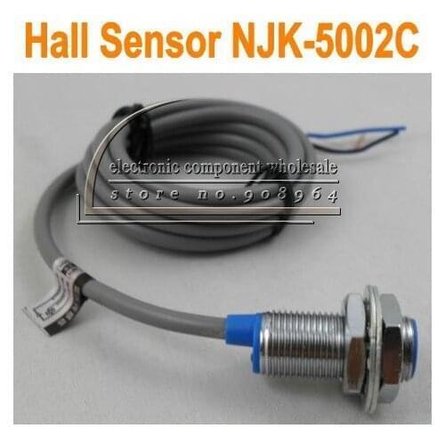 Hall Sensor NJK-5002C 12mm M12MM diameter and detective distance 20mm DC6V-DC36V NPN 3 wire