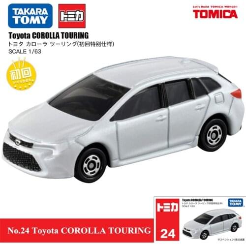 Original Tomy Mini No.24 Touring Special Car Collectibles 1:63 Motor Vehicle Diecast Christmas Birthday Toys for Baby 158295