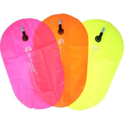 1PC PVC Swimming Buoy Float Inflatable Signal Drift Bag Safety Air Dry Tow Bag