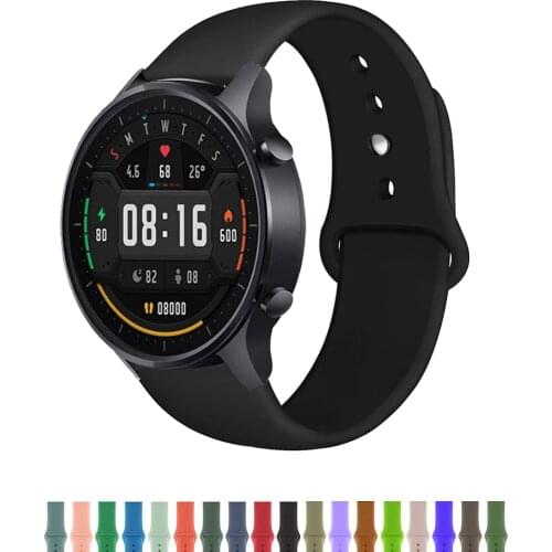 Strap for Xiaomi Mi Watch Color Haylou solar LS05 LS02 band silicone bracelet replacement correa smartwatch Wristband S/L size