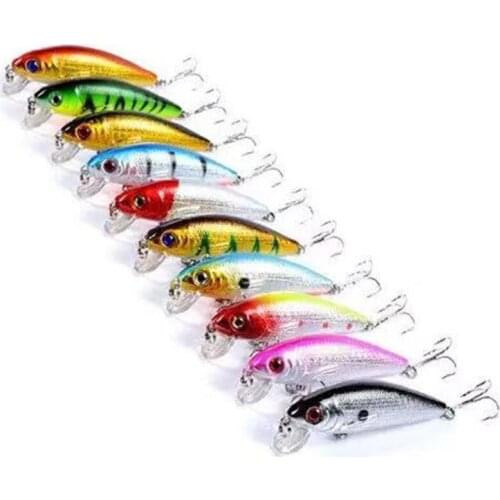 Fishing Lure Bait Fish Shape Mini Minnow Floating Swing Crankbait Crazy Wobblers Artificial Bionic Crank Lures