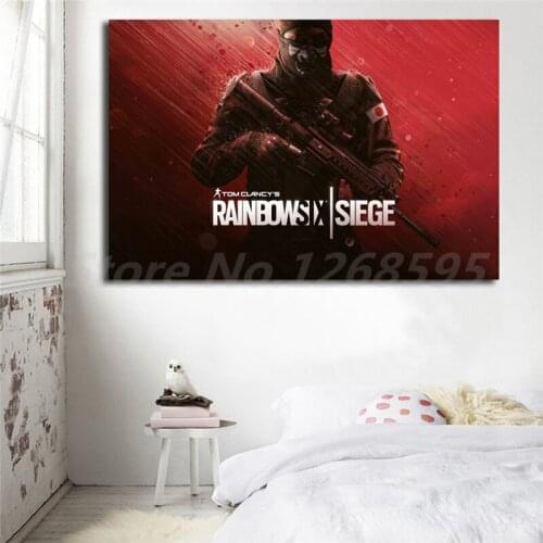 Tom Clancys Rainbow Six Siege Outbreak Canvas Painting Print Giclee Living Room Home Decor Modern Wall Art Oil Painting Poster