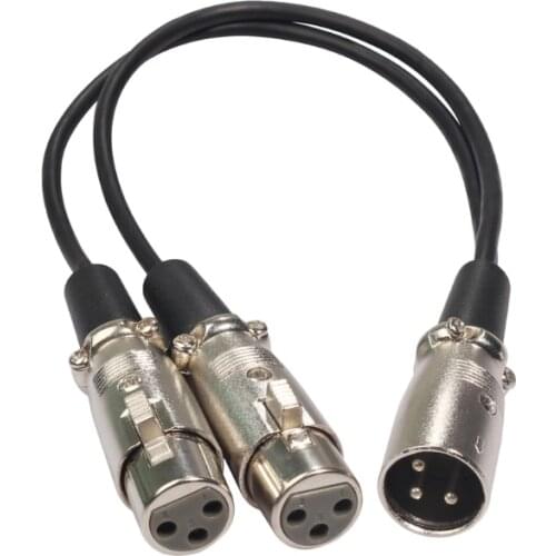 Canon Revolving Double Cannon Mother One Point Two Cannon Audio Line Microphone Conversion Line Zinc Alloy Assembly Type