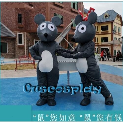 High Quality Mouse Mascot Costumes Cartoon Apparel Unisex Cartoon Halloween Christmas New Year Cosplay Apparel