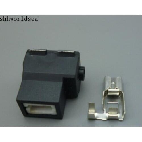 Worldgolden H1 h3 ceramic socket female cover and terminal bulb socket