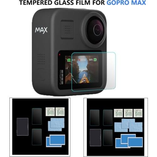 Protective Film FOR GoPro Max HD Tempered Glass Screen Protector for GoPro Max Sports Camera Accessories
