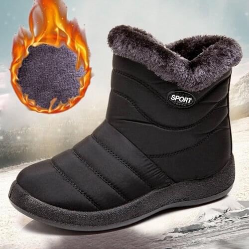 Women Boots Classic Winter Boots Women Plus Size Snow Botas Mujer Keep Warm Winter Shoes Woman Plush Ankle Boots Shoes Female
