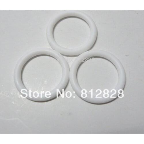 30pcs White Silicone Pacifier Dummy Ring MAM Adapter