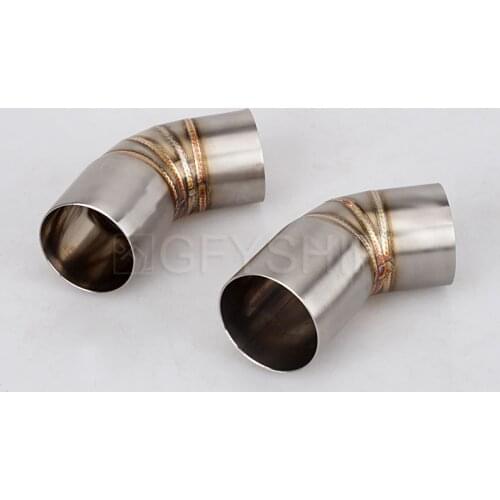 696 For Ducati Monster 695 696 2008-2014 795 796 2010 - 2014 Slip-on Motorcycle Exhaust Muffler Middle Link Pipe Exhaust System