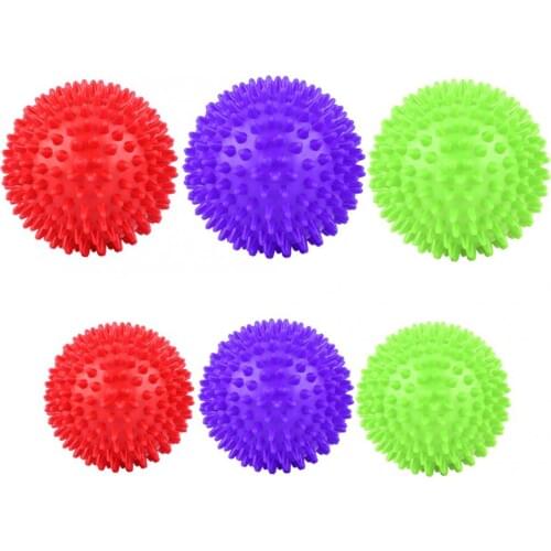 7.5cm/9cm Fitness Yoga Point Massage Ball Plastic Massage Ball Roller Reflex Stress Relief for Palm Foot Arm Neck Back Body