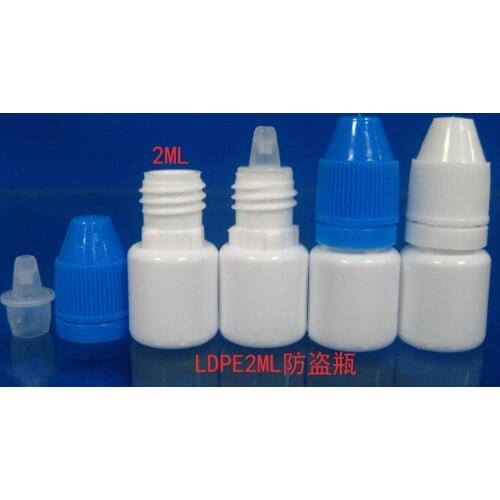 Bottle manufacturer 2ml eye drops bottle for most liquid